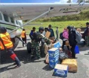 Satgas Korpasgat Penggerak Konektivitas Udara di Intan Jaya