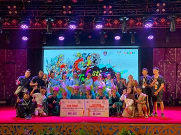 Mahasiswa Untan Juara Dua Umum Festival Tari Borneo 