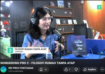 Pesan Hidup Buku “Filosofi Rumah Tanpa Atap"