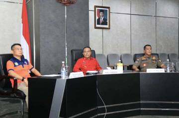 Mendagri dan Wagub Kalbar Apresiasi Petugas Damkar 