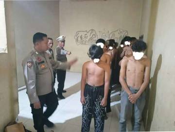 Polsek Pontianak Barat Amankan 27 Remaja Hendak Tawuran