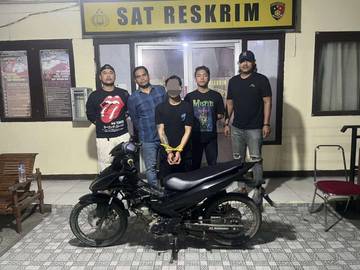 Polres Landak Ungkap Kasus Pencurian Sepeda Motor