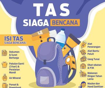 Tas Siaga Bencana Hadapi Kondisi Darurat