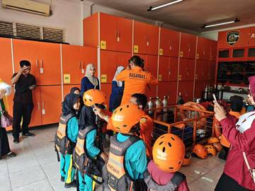 SAR Go To School, Anak Dikenalkan Pentingnya Keselamatan