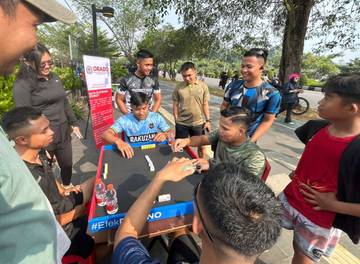 Orado Kalbar Sosialisasikan Olahraga Domino