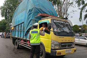 Operasi Keselamatan Kapuas Sasar Truk ODOL