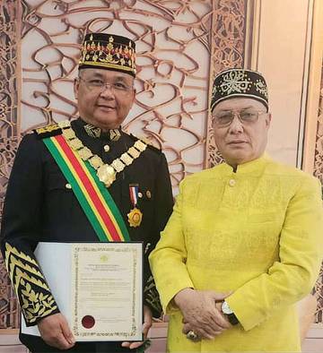 Sugioto Dianugerahi Gelar Bangsawan Kesultanan Sulu