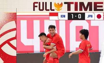 TIMNAS Futsal Indonesia menang 1-0 atas TIMNAS Jepang