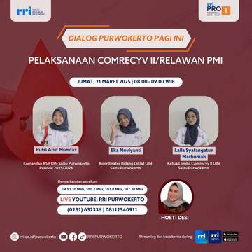 Relawan PMI di Kontes COMRECYV II