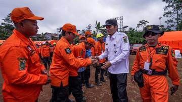 Wabup Banjarnegara Tinjau Latihan Bersama TRC Penanggulangan Bencana