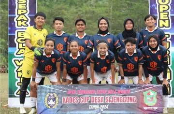 Desa Sijenggung Banjarnegara Gelar Turnamen Sepak Bola Putri