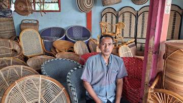 Kerajinan Rotan Lokal Masih Eksis dan Diminati