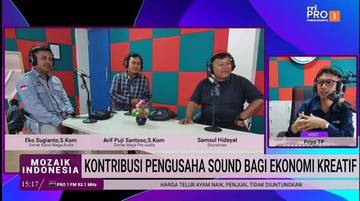 Peran Strategi Pengusaha Sound dalam Ekonomi Kreatif