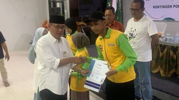 Lampaui Target, Kontingen Porsema NU Banyumas Terima Penghargaan