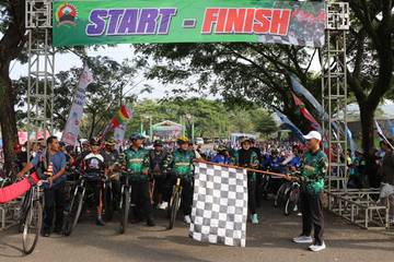 Ribuan Pegowes Ramaikan Fun Bike  Banjarnegara 2025