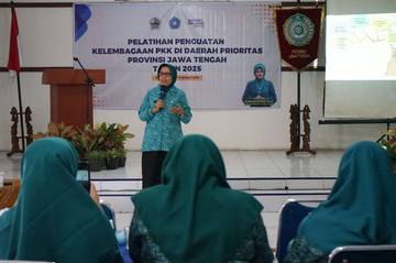 PKK Jawa Tengah Selenggarakan Pelatihan Penguatan Kelembagaan   