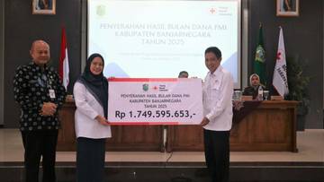 Bulan Dana PMI  Banjarnegara Tembus 1,7 Miliar 