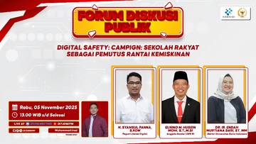 Digital Safety Kunci Sekolah Rakyat Lawan Kemiskinan