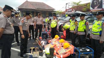 Polres Siagakan Seluruh Polsek Antisipasi dan Penanganan Bencana 