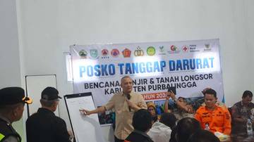 Gubernur Jateng Kawal Relokasi Warga Terdampak Bencana Purbalingga