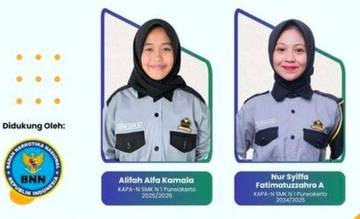 KAPA-N SMKN 1 Purwokerto Perkuat Pelajar Lawan Narkoba
