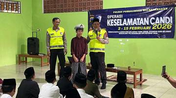 Polantas Purbalingga Sosialisasi Tertib Lalu Lintas di Ponpes