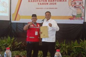 Terpilih Aklamasi, Nungky Harry Rachmat Pimpin PMI Banyumas