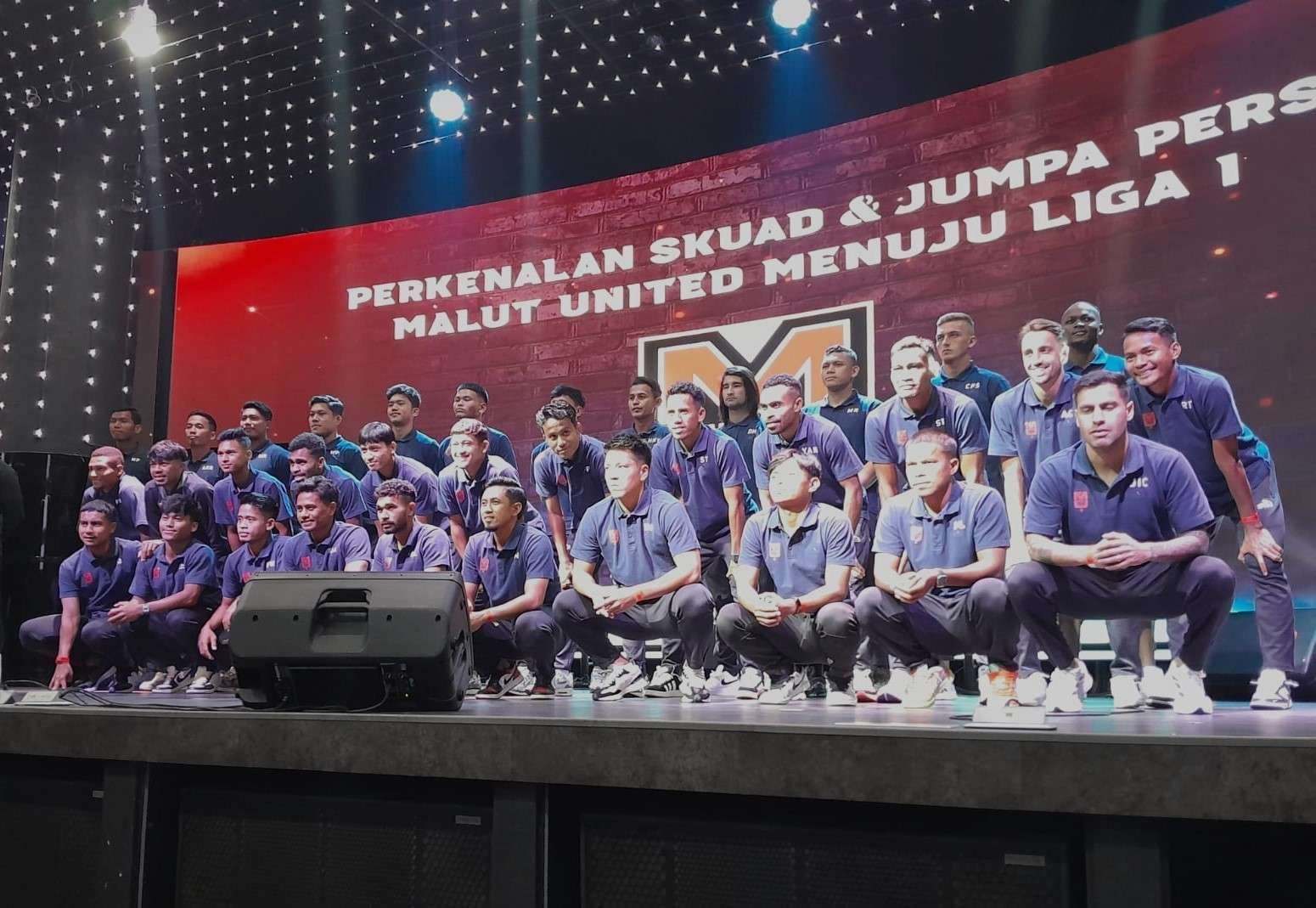 Siap Hadapi Liga 1, Malut United Perkenalkan Skuadnya