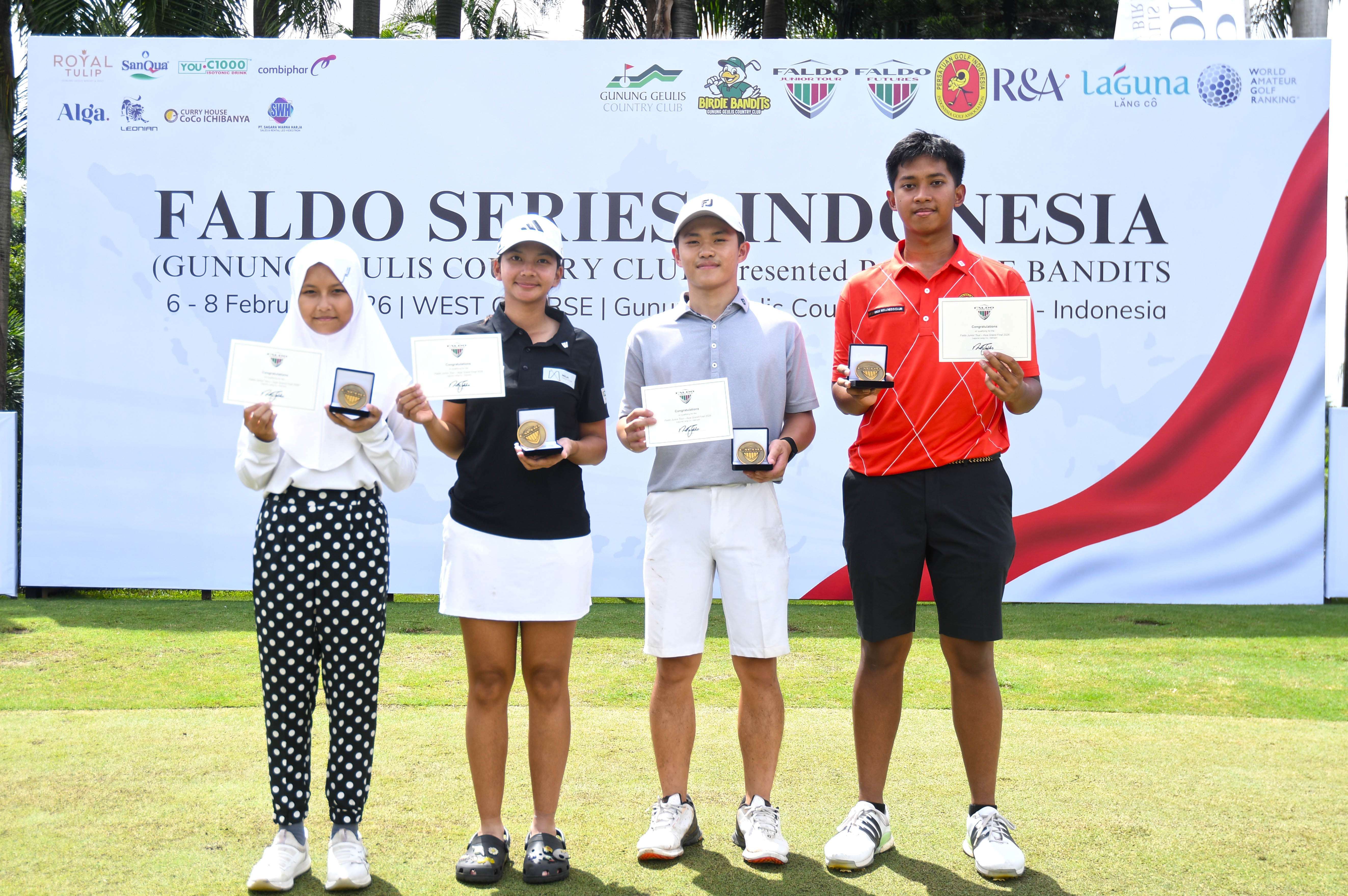 Empat Juara Muncul di Faldo Series Indonesia