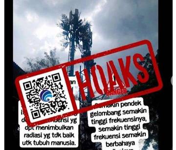 Hoaks Menara 5G Pancarkan Radiasi Membahayakan Manusia