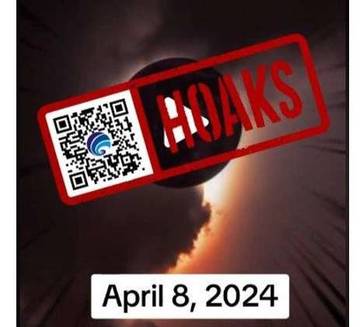Hoaks Bumi Akan Gelap selama Tiga Hari 