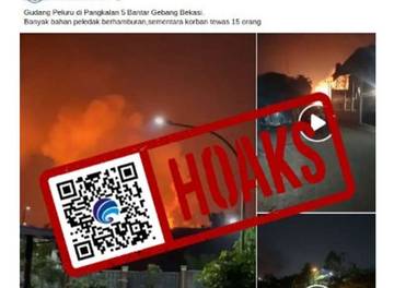 Hoaks Kebakaran Gudang Peluru Sebabkan Korban 15 Orang