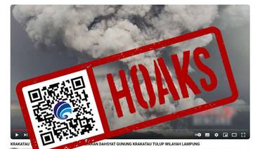 Hoaks Ledakan Dahsyat Gunung Anak Krakatau