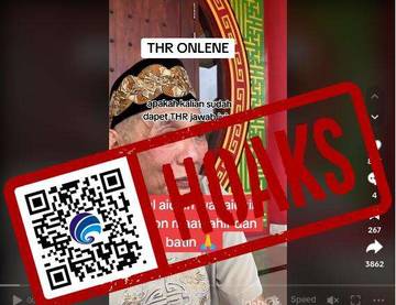 Hoaks Jusuf Hamka Bagikan THR Lebaran di TikTok
