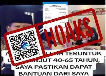 Hoaks Prabowo Beri Lansia Bantuan Puluhan Juta Rupiah