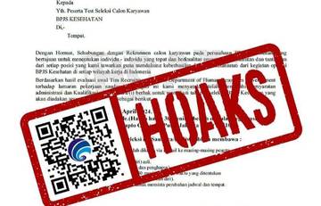 Hoaks Undangan Tahapan Seleksi Calon Karyawan BPJS Kesehatan 