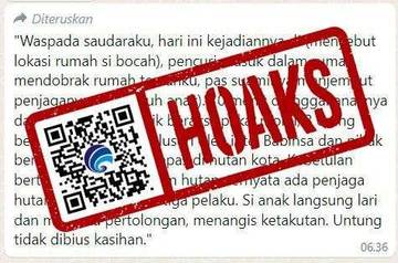 Hoaks Penculikan Tiga Anak di Nunukan