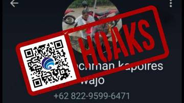 Hoaks Kapolres Wajo Tawarkan Mobil Bekas Lewat Whatsapp