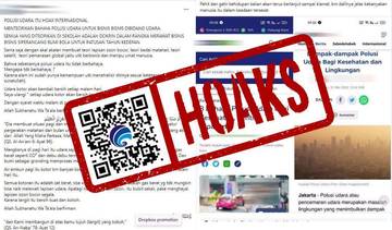 Hoaks Bahaya Polusi Udara Hanya Tipuan Tujuan Bisnis
