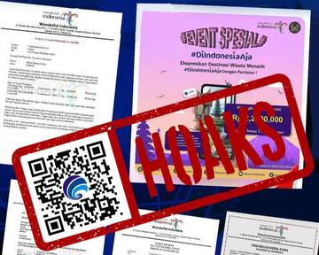 Hoaks Event Spesial Mengatasnamakan Kemenparekraf RI