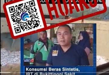 Hoaks Video Beras Beracun dari Tiongkok