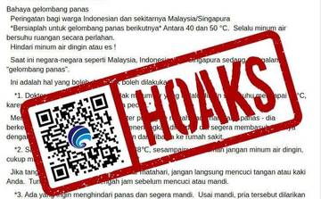 Hoaks Minum Air Dingin Saat Panas Memicu Stroke