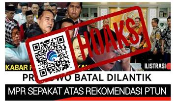 Hoaks Berita Prabowo-Gibran Batal Dilantik oleh MPR