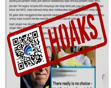 Hoaks Bill Gates Ciptakan Pasar Vaksin Flu Burung