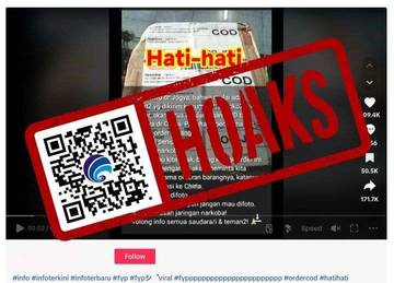 Hoaks Paket Berisi Narkoba Berasal dari Tiongkok