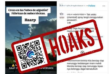 Cek Fakta Video Penyebaran Racun Melalui Awan Buatan