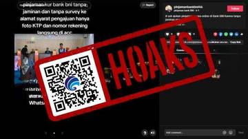Hoaks Pengajuan KUR BNI Tanpa Jaminan