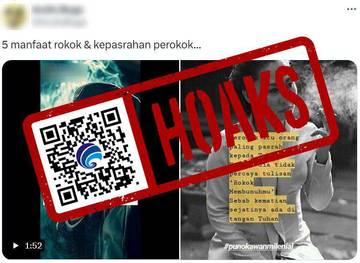 Hoaks Merokok Mencegah Jantung, TBC, Hingga Obesitas