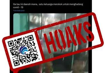Hoaks Merokok Bisa Sembuhkan Covid-19
