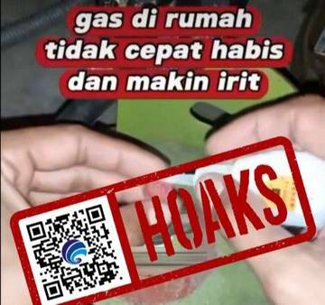 Hoaks Video Lem Segel, Cara Hemat Gas LPG 